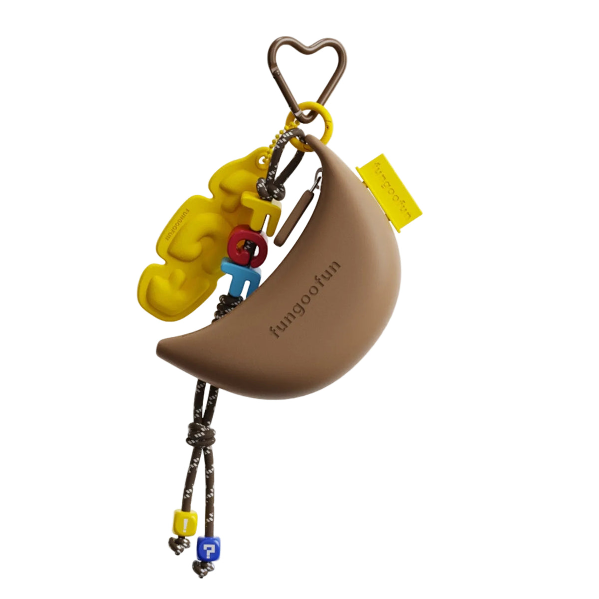 CHARM BANANA TOTE BAG BLACK